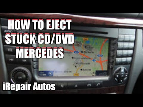 Видео: Как извлечь застрявший CD и DVD-диск из вашего Mercedes
