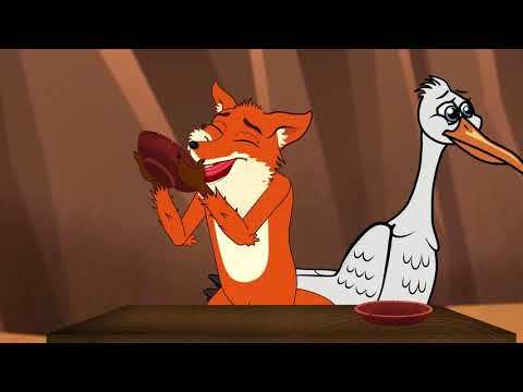 Видео: Лиса и ворона Мультик | Сказки для детей | сказки на ночь | Russian Fairy Tales Русские сказки
