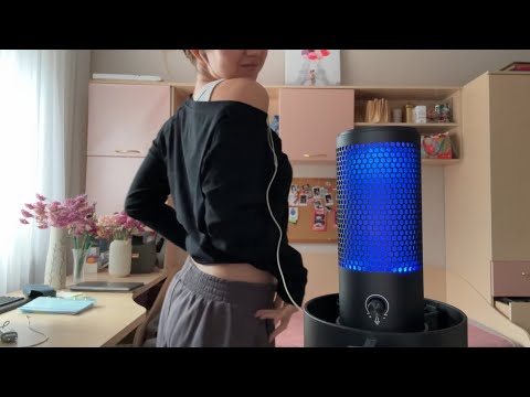 Видео: АСМР эффект ожидания)) скретчинг по одежде, триггеры, звуки рук и рта! ^_^