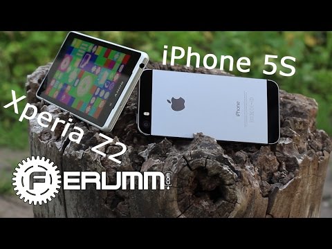 Видео: Apple iPhone 5S VS Sony Xperia Z2 честное сравнение. Xperia Z2 или iPhone 5S битва by FERUMM.COM