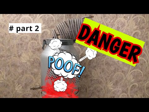 Видео: Парогенератор из молочного бидона. Как сделать пароген. Как перегнать густую брагу. Рart 2