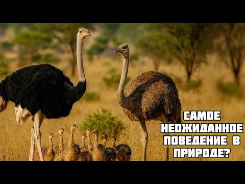 Видео: Страус — самая большая и быстрая птица в мире   Удивительные факты
