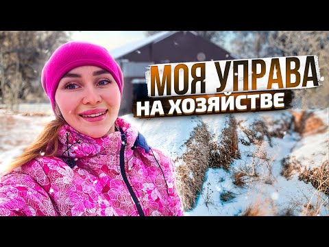 Видео: Мой день в деревне с животными! Справлюсь ли? | Молодая Ферма