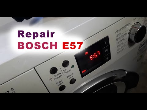 Видео: Bosch logixx 8 varioperfect error E57 Ремонт інвертора двигуна пральної машини Bosch #bosch