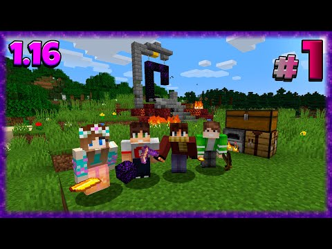 Видео: 1.16 ВЫЖИВАНИЕ - Нашли РАЗРУШЕННЫЙ ПОРТАЛ! Самое Начало! Майнкрафт 1 Серия