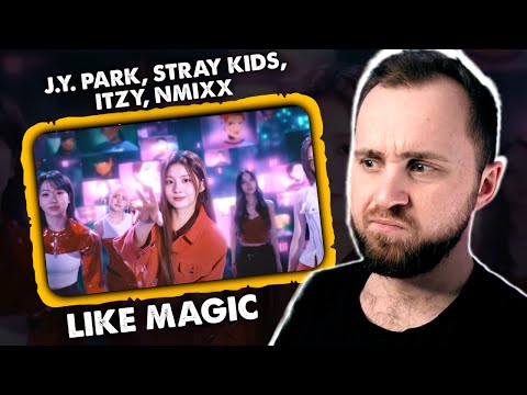 Видео: J.Y. Park, Stray Kids, ITZY, NMIXX - Like Magic // реакция на кпоп