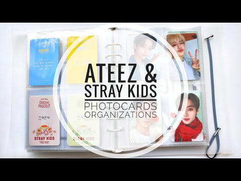 Видео: ATEEZ & STRAY KIDS photocards organization | Организация биндера и кпоп фотокарт Эйтиз и Стрей Кидс