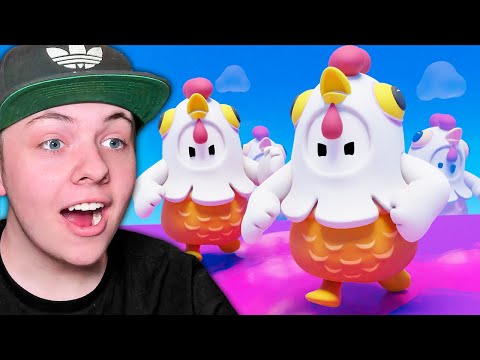 Видео: Захватываем Fall Guys с помощью цыплят!