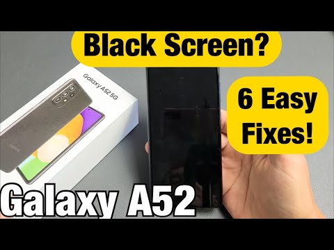 Видео: Galaxy A52: черный экран (экран не включается?) ИСПРАВЛЕНО!