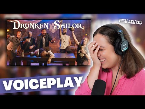 Видео: VOICEPLAY Drunken Sailor при участии Хосе Росарио-младшего | Реакция (и анализ) преподавателя вок...
