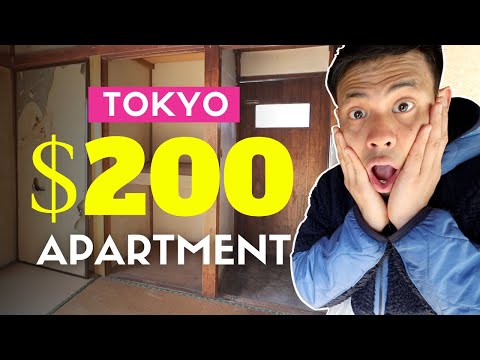 Видео: Как выглядит квартира за 200$ в Токио