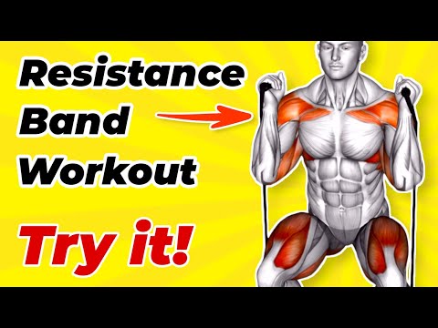 Видео: Попробуйте эти 8 лучших упражнений с лентой сопротивления для тренировки всего тела