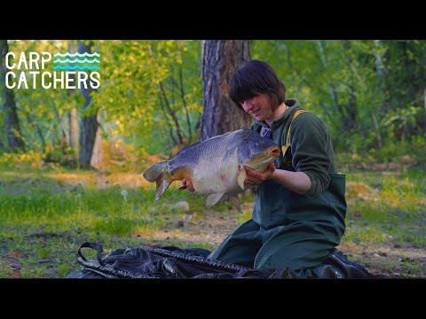 Видео: Рибалка на коропа на лісному озері. Одне з наймальовничишіх місць, що я бачила. Карпфішинг у Європі