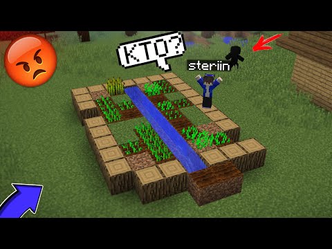 Видео: Кто ломает мои огороды в Minecraft?😱