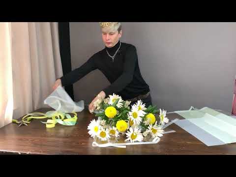 Видео: ЛЕТНИЙ БУКЕТ ИЗ РОМАШЕК)