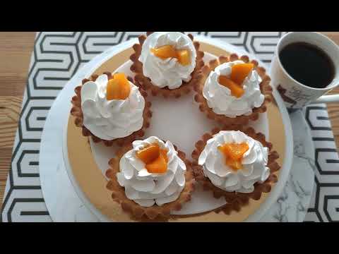 Видео: Корзинки з білковим заварним кремом. Тістечка, які тануть у роті.