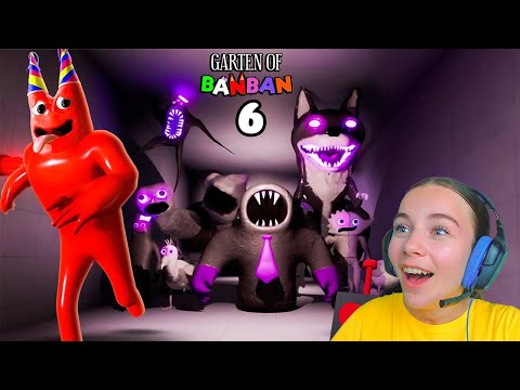 Видео: Я ПОБЕДИЛА САД БАНБАН 6! Garten of Banban 6