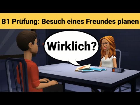 Видео: Устный экзамен по немецкому языку B1 | Планируйте что-нибудь вместе/диалог | Часть 3: Друг