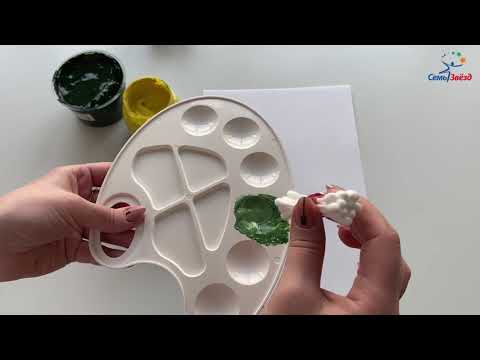 Видео: Рисуем в технике "Пуантилизм"