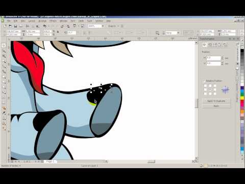 Видео: рисунки в coreldraw