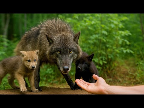 Видео: Даже во сне не ожидал! Семья волков 🐺 стала моими друзьями. 🐺🥰😘❤❤