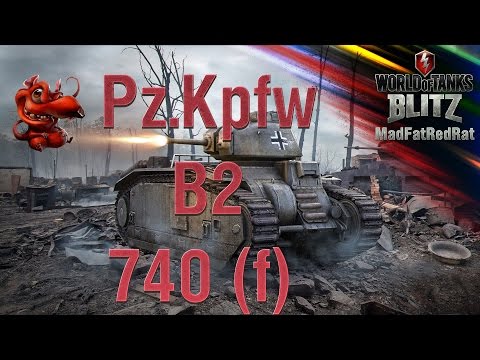 Видео: WoT Blitz -"КВАСКАКТАНК" - Pz Kpfw B2 704 (f) и прицепом Pz II J