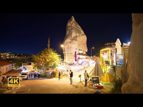 Видео: 🇹🇷 Турция: Вечерняя прогулка по Каппадокии (Гёреме): отели, рестораны, магазины