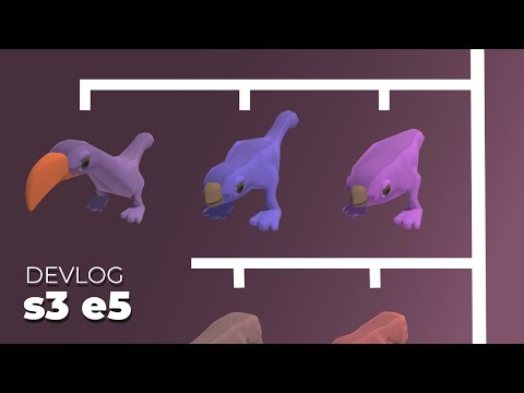 Видео: Этот новый вид кладограммы — моя новая любимая функция (evolution sim devlog 3-5)