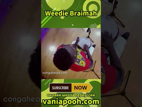 Видео: Джембе-мастер Weedie Braimah