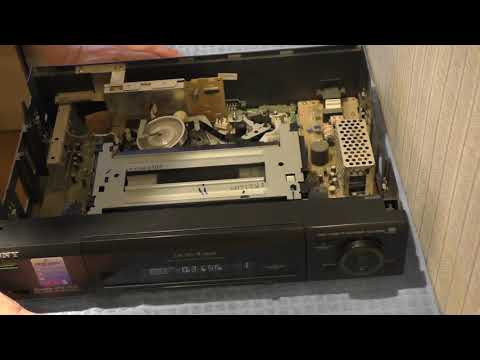 Видео: Sony SLV E510EE Repair - ремонт видеомагнитофона
