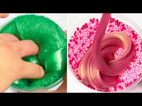 Видео: Удовлетворение Slime Сборник ASMR | Расслабляющий Slime видео #3