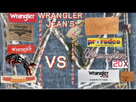 Видео: Разница между джинсами Wrangler Cowboy и 5-звездочными