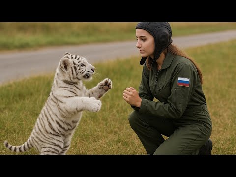 Видео: Белый тигрёнок умолял девушку-пилота о помощи. То, что произошло дальше, растрогает вас до слёз