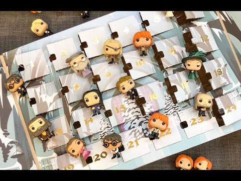 Видео: Распаковка Адвент Календаря Фанко ПОП по Гарри Поттеру. Unpacking Advent Calendar Harry Potter Funko