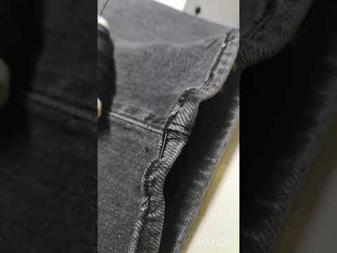 Видео: DIY Як укоротити красиво джинси  Nice bottom of jeans Зроби сам