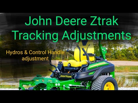 Видео: Регулировка трансмиссии, рычагов управления и выравнивания на косилках John Deere Ztrak. Z915 Z92...