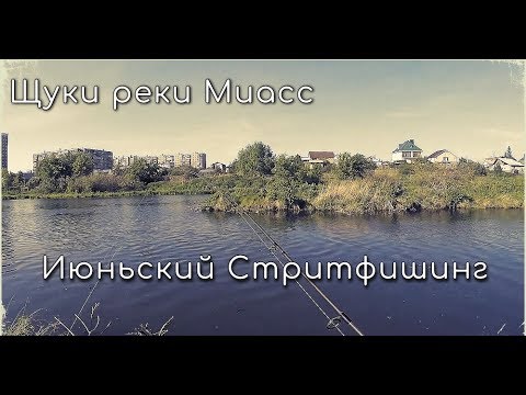Видео: Щуки реки Миасс. Стритфишинг в июне.