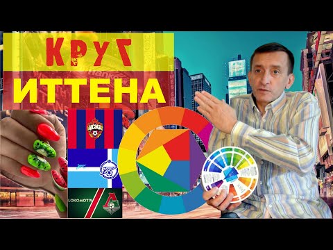 Видео: Круг ИТТЕНА для подбора цветов. Маникюр, подбор одежды, дизайн интерьера. Подбор цветовых сочетаний.