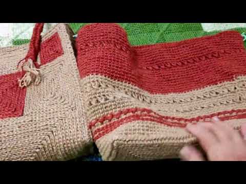 Видео: 👜🧶Две сумки из джута почти готовы 👜🧶