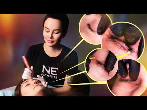 Видео: Как не исказить эскиз на веках?