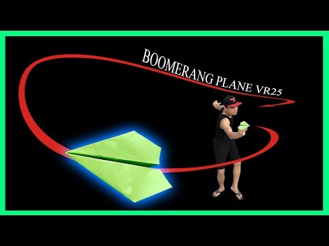 Видео: Cách gấp máy bay boomerang ver 25 | Как сделать бумажный самолетик Бумеранг #boomerangplane