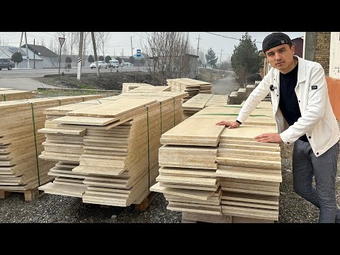 Видео: ТРАВЕРТИН ТОШ КИРГИЗИСТОН ОПТОМ НАРХЛАРДА +998941811197 +998937858769