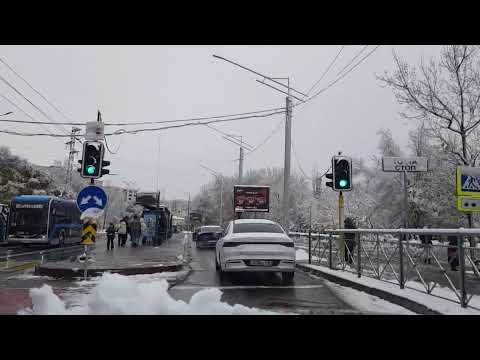 Видео: ДОРОГИ АЛМАТЫ НОЯБРЬ СНЕГ 2025