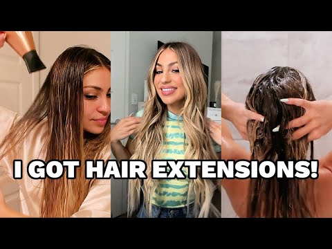 Видео: ОБНОВЛЕНО: КАК МЫТЬ И УКЛАДЫВАТЬ ВОЛОСЫ С НАРАЩЕННЫМИ ВОЛОСАМИ, КОНЧИКАМИ, ВСТАВКАМИ НА ЛЕНТУ И Б...