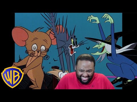 Видео: Жуткие моменты Тома и Джерри! 🦇👻 Хэллоуин | Классическая подборка мультфильмов. Реакция