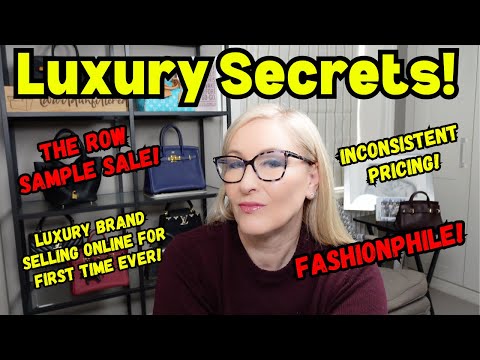 Видео: СЕКРЕТЫ РОСКОШНЫХ БРЕНДОВ! ТИХАЯ РОСКОШЬ ПОШЛА НЕ ТАК? + ОНЛАЙН-ШОПИНГ РОСКОШНЫХ ТОВАРОВ! ГДЕ КУП...