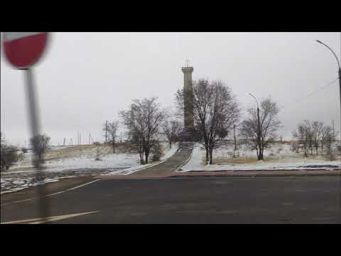 Видео: Скучающим по Молдове-2.Вулканешты:проезд по центральной улице и в микрорайон Черёмушки. Зимние виды.