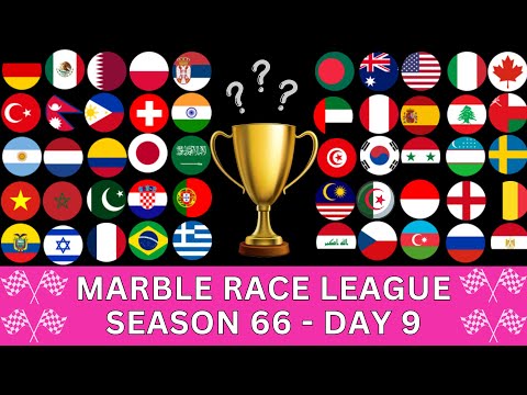 Видео: Marble Race League, сезон 66, день 9, Marble Race в Альгоду