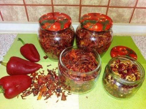 Видео: Сушеный Перец как приправа Паприка🌶🌶🌶👍