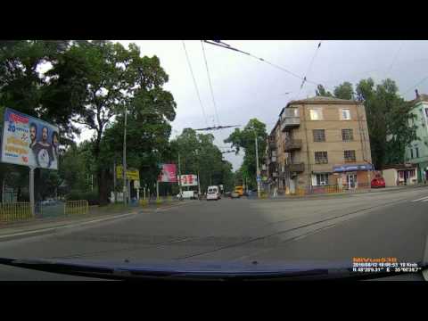 Видео: ДТП. Днепр. пр. Пушкина. 12.08.16